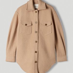 ARITZIA Wilfred Free Ganna Jacket Shacket in Chasm L *BRAND NEW w/ TAGS ATTACHED